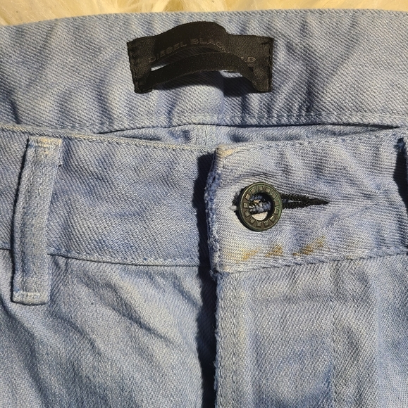 Diesel Black Gold Blue Jeans NWOT - Picture 6 of 6